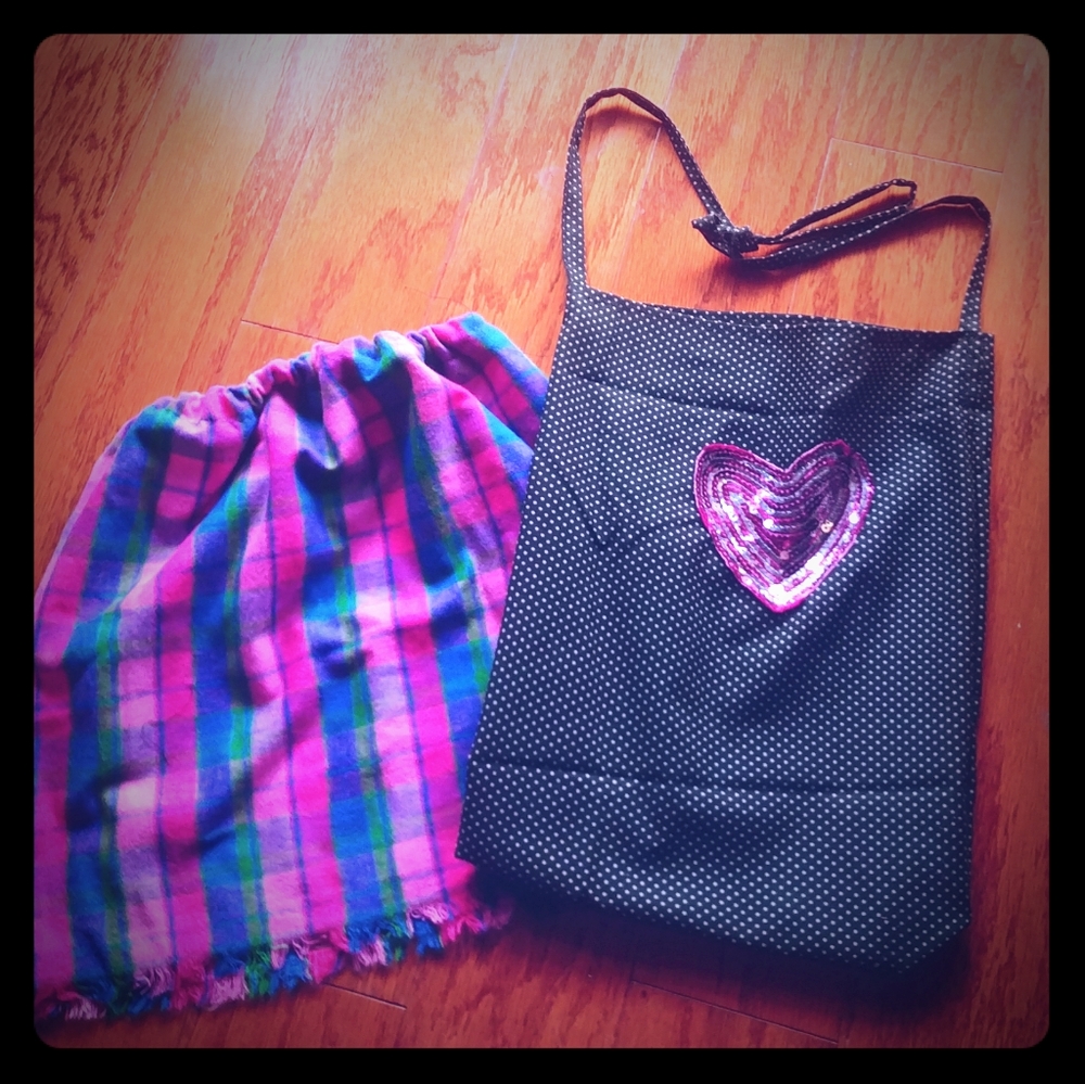Homemade by love❤ winter skirt and bag